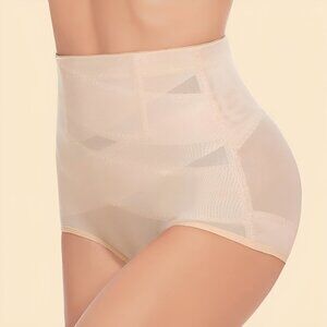 TUMMY CONTROL Women's Shapewear -High Waisted - Seamless - BEIGE - Size XL